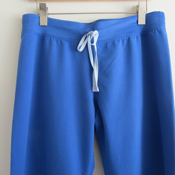 Figs Livingston Basic Scrub Pants Medium Women's Blue Nurse Medical Health - Picture 2 of 13
